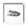 Marsh Frog Widlife Greeting Card, thumbnail 3 of 6