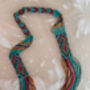 Beaded Coral And Turquoise Statement Collar Necklace, thumbnail 2 of 5