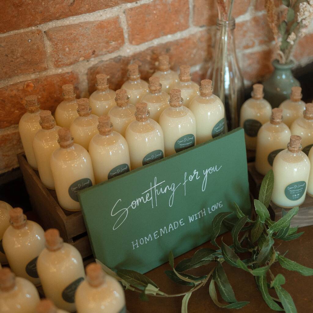 Personalised Wedding Favour Crema Di Limoncello 100ml, 1 of 5