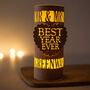 1st Anniversary Best Year Ever Personalised Lantern, thumbnail 4 of 6
