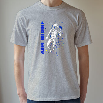 Men's Space Themed Astronaut T Shirt, 3 of 7