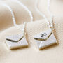 Personalised Small Silver Envelope Necklace, thumbnail 6 of 10