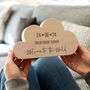 Personalised Welcome To The World Wood Cloud, thumbnail 4 of 5