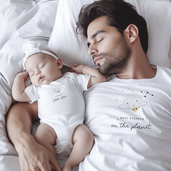 Stepdad’s Little Star Father’s Day Outfit Gift, 6 of 11
