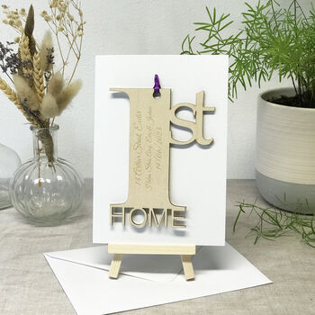 Personalised First Home Card, 3 of 9