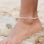 Marley Glass Bead Anklet, thumbnail 5 of 7