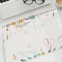 Personalised A4 Desk Planner Teacher Gift, thumbnail 2 of 7