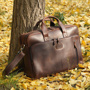 Genuine Leather Briefcase, 3 of 12