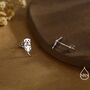 Sterling Silver Otter Stud Earrings, thumbnail 3 of 11