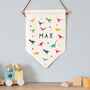 Personalised Dinosaur Banner For Kids, thumbnail 1 of 3