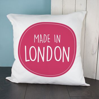 Personalised 'Made In' Cushion Cover, 4 of 7