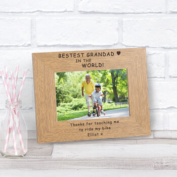 Personalised Bestest Grandad In The World Frame, 2 of 2