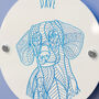 Personalised Dachshund Wall Plaque, thumbnail 3 of 4