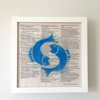 Horoscope 'Star Sign' Typography Recycled Print, 7 of 12