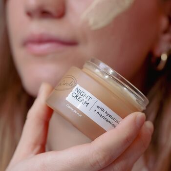 Vegan Night Cream With Niacinamide + Hyaluronic Acid, 7 of 7