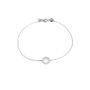 Circle Bracelet In Sterling Silver, thumbnail 2 of 2
