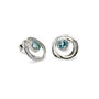 Riviera Blue Topaz Sterling Silver Stud Earrings, thumbnail 5 of 8