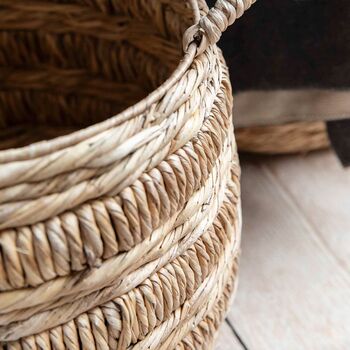 Set Of Two Woven Baskets, 2 of 2