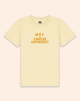 Mac And Cheese Enthusiast | Kids T Shirt, 5 of 6