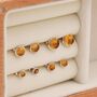 Natural Citrine Crystal Stud Earrings Sterling Silver, thumbnail 1 of 11