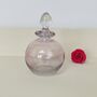 Vintage Pink Glass Perfume Bottle ~ Three, thumbnail 2 of 5