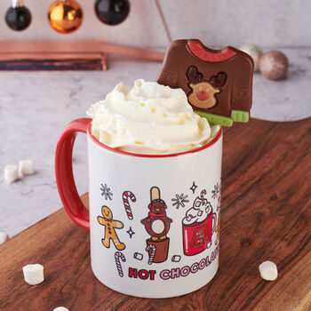 Christmas Jumper Hot Chocolate Spoon, 2 of 4