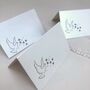 Pack Of 10 Dove Laser Cut Wedding Place Cards, thumbnail 6 of 7