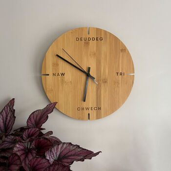 Contemporary Welsh Wall Clock, 3 of 3