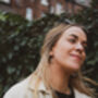 Slim Silver Or Gold Large Lynsey Hoops, thumbnail 9 of 9