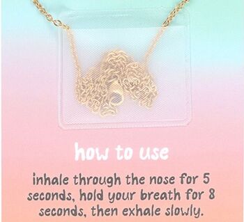 Anxiety Relief Necklace Mindful Gift, 3 of 5