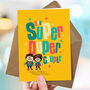 ‘Super Duper Couple’ Celebration Card, thumbnail 4 of 4