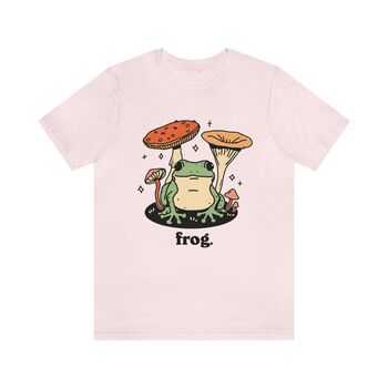'Frog' Retro Graphic Cottagecore Tshirt For Frog Lovers, 3 of 7