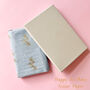 Birth Flower With Personalised Name Leather Card Holder, thumbnail 12 of 12