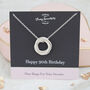 Nine Rings For Nine Decades 90th Birthday Necklace, thumbnail 1 of 8