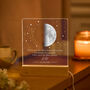 Personalised Grandad Moon Acrylic LED Lamp, thumbnail 4 of 4