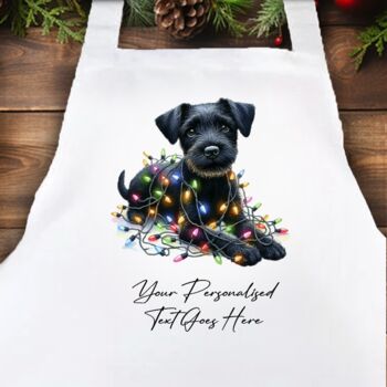 Personalised Patterdale In Christmas Lights, 9 of 12