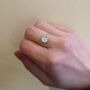 Sterling Silver Mini Sunflower Ring, thumbnail 10 of 12