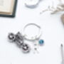 Motorbike Personalised Keyring Biker Gift. Motorbike Present For Him, thumbnail 6 of 9