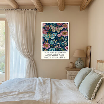 Botanical Butterfly Natural History Art Print, 4 of 4