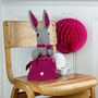 Bunny Rabbit Soft Toy Personalised And Handmade, thumbnail 6 of 12