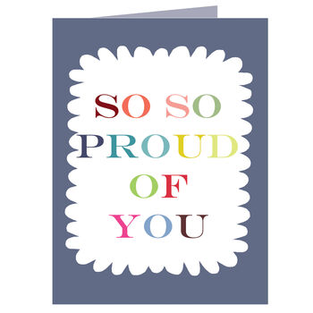 Mini Proud Of You Card, 2 of 5