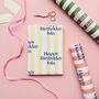 Personalised Striped Text Wrapping Paper, thumbnail 9 of 9