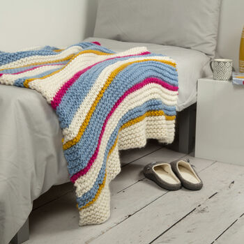 Mia Blanket Knitting Kit, 2 of 7