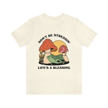 'Don't Be Stressing' Cute Frog Shirt, 6 of 8