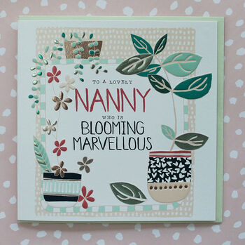 Birthday Card For Nanny By Molly Mae | notonthehighstreet.com