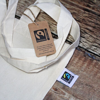 Otter Couple Eco Tote Bag ~ Organic And Fairtrade Cotton, 3 of 3