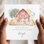 Farm Animals Birthday Card, 1st 2nd Birthday Card For Son, Daughter, Any Relationship, thumbnail 1 of 3