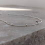 Sterling Silver Satellite Chain Necklace, thumbnail 2 of 5