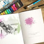 Vibrant Watercolour Style Funeral Order Of Service, thumbnail 3 of 12
