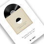 Personalised Vinyl Record Print With Spotify Code, thumbnail 6 of 6